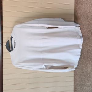 EUC Atlantis Paradise Island mens shirt size XS blue white long sleeves